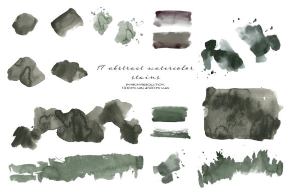 Abstract Watercolor Stains: Premium Textures for Sellers