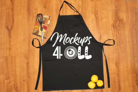 Black Apron Mockup: Premium Apparel Mockups for Baking