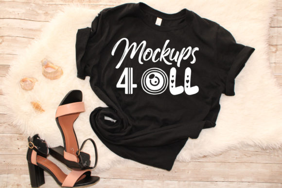 Black Bella Canvas 3001 Mockups for T-Shirts Review