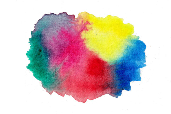 Colourful Watercolour Splash Background & Textures Review