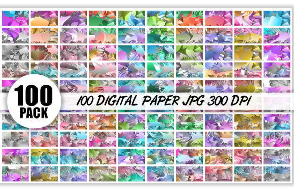 Digital Paper Splash Background 100 Pack Review