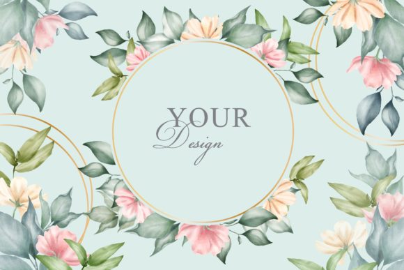 Elegant Greenery Arrangement Background Print Templates Review