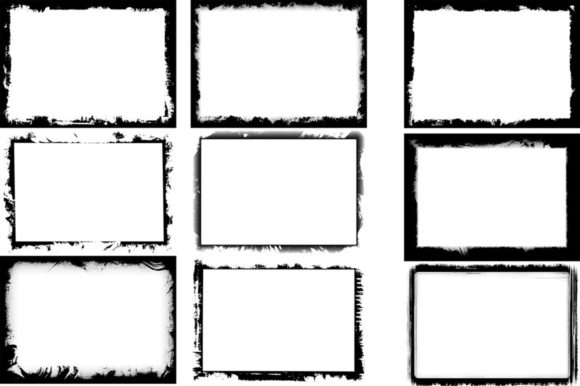 Grunge Frame Backgrounds: A Designer's Review