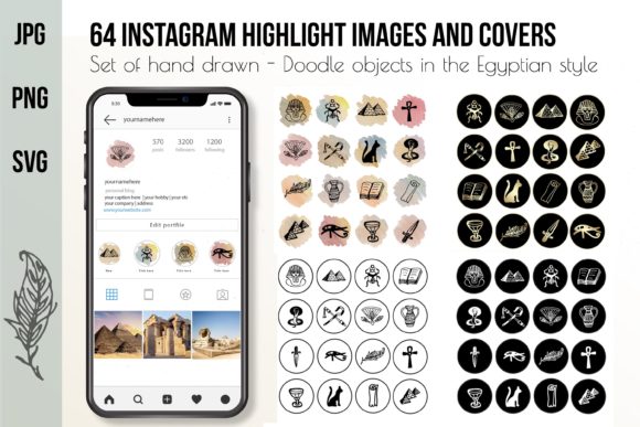 Hand Drawn Instagram Highlight Icons Review