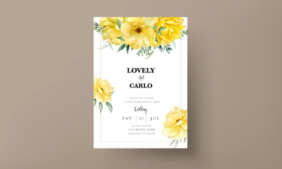 Hand Drawn Watercolor Floral Invitation Review