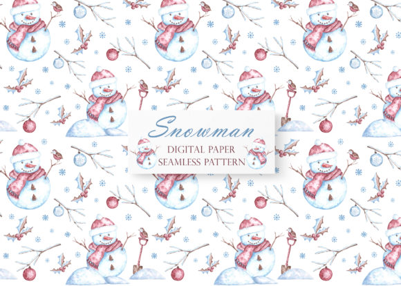 Snowman Digital Paper: A Designer's Christmas Review