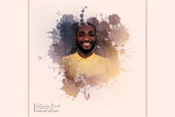 Watercolor Brush Paint Photo Effect by Actions Amp Review