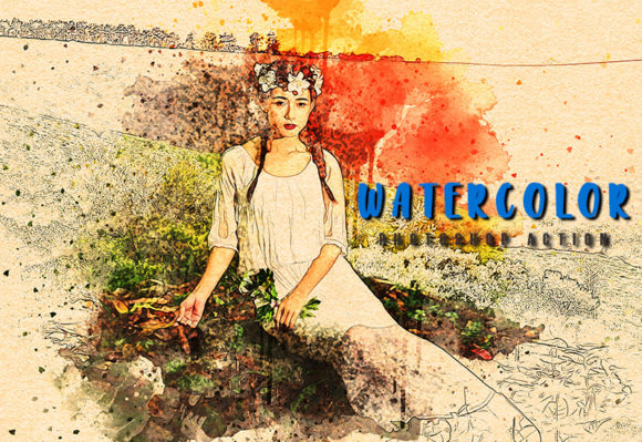 Watercolor V2 Photoshop Action by Actions Amp Review