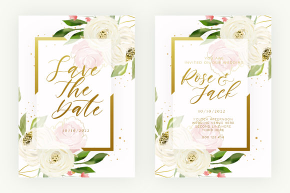 Wedding Invitation Template with Florals: A Designer's Review